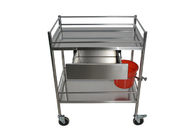 YA-013 Stainless Steel Hospital Dressing Trolley With Drawer