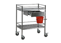 YA-013 Stainless Steel Hospital Dressing Trolley With Drawer