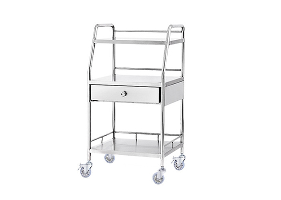 YA-SS02 Hospital Stainless Steel Medical Cart