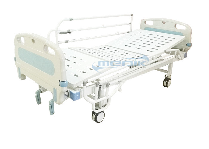 YA-M2-2 Manual Nursing Hospital Bed With Collapsible Metal Side Rail