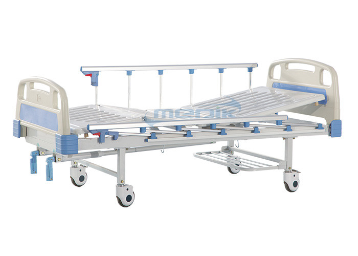 YA-M2-3 Manual Hospital Bed With Aluminum Alloy Side Rails