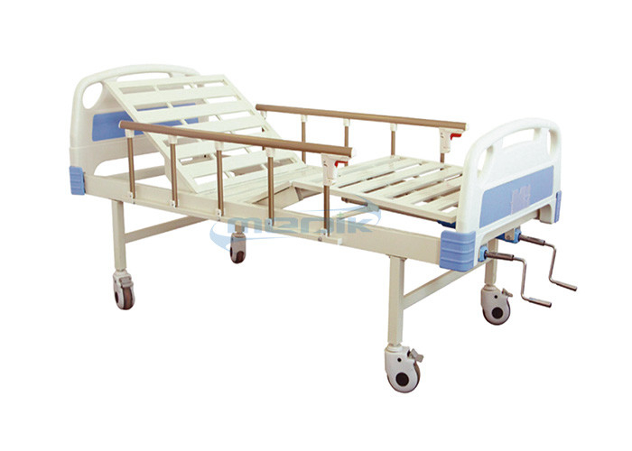 YA-M2-6 Medical Nursing Bed With Aluminium Alloy Side Rails