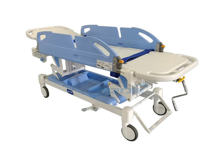YA-PS04 Patient Transportation Trolley With Sliding Assisted Railing